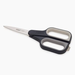 PlusCut  Gray Scissors with Integrated Box Cutter