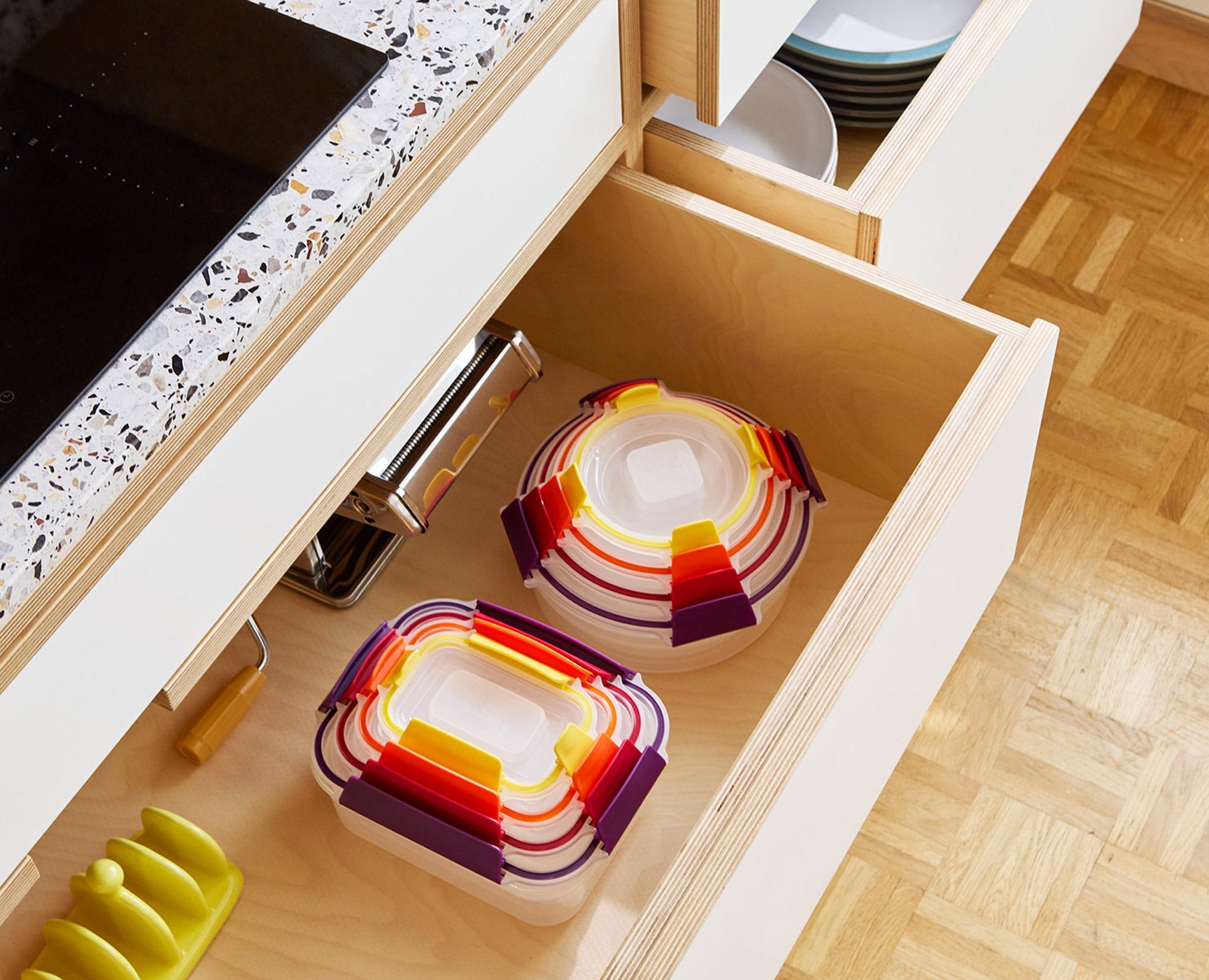 Nest Lock 16-Piece Multicolor Mixed Food Container Set - Image 3