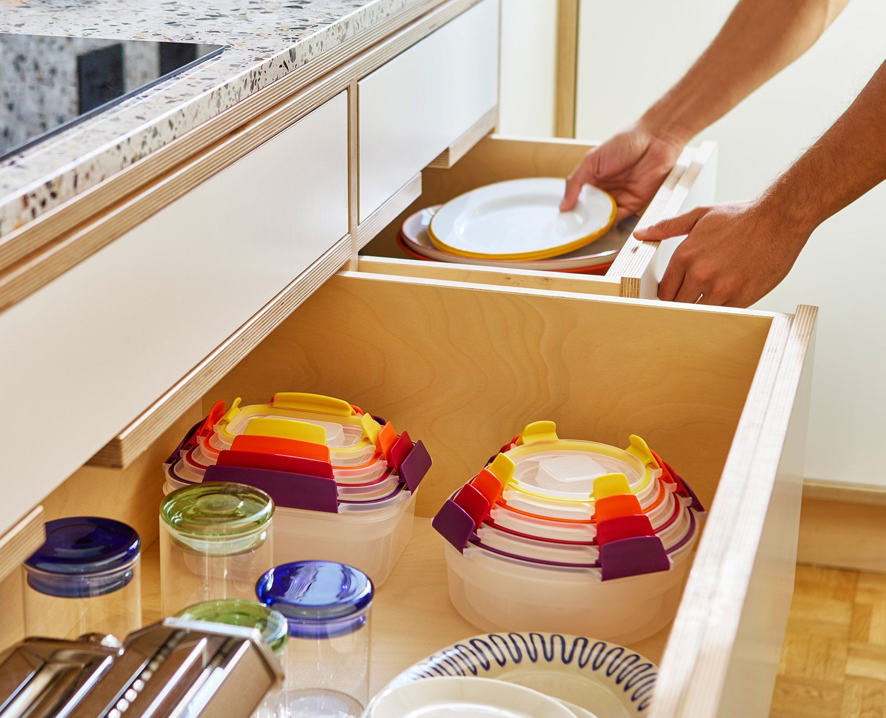 Nest Lock 16-Piece Multicolor Mixed Food Container Set - Image 2