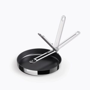 Space Steel Folding Handle Non-Stick 10 Frying Pan