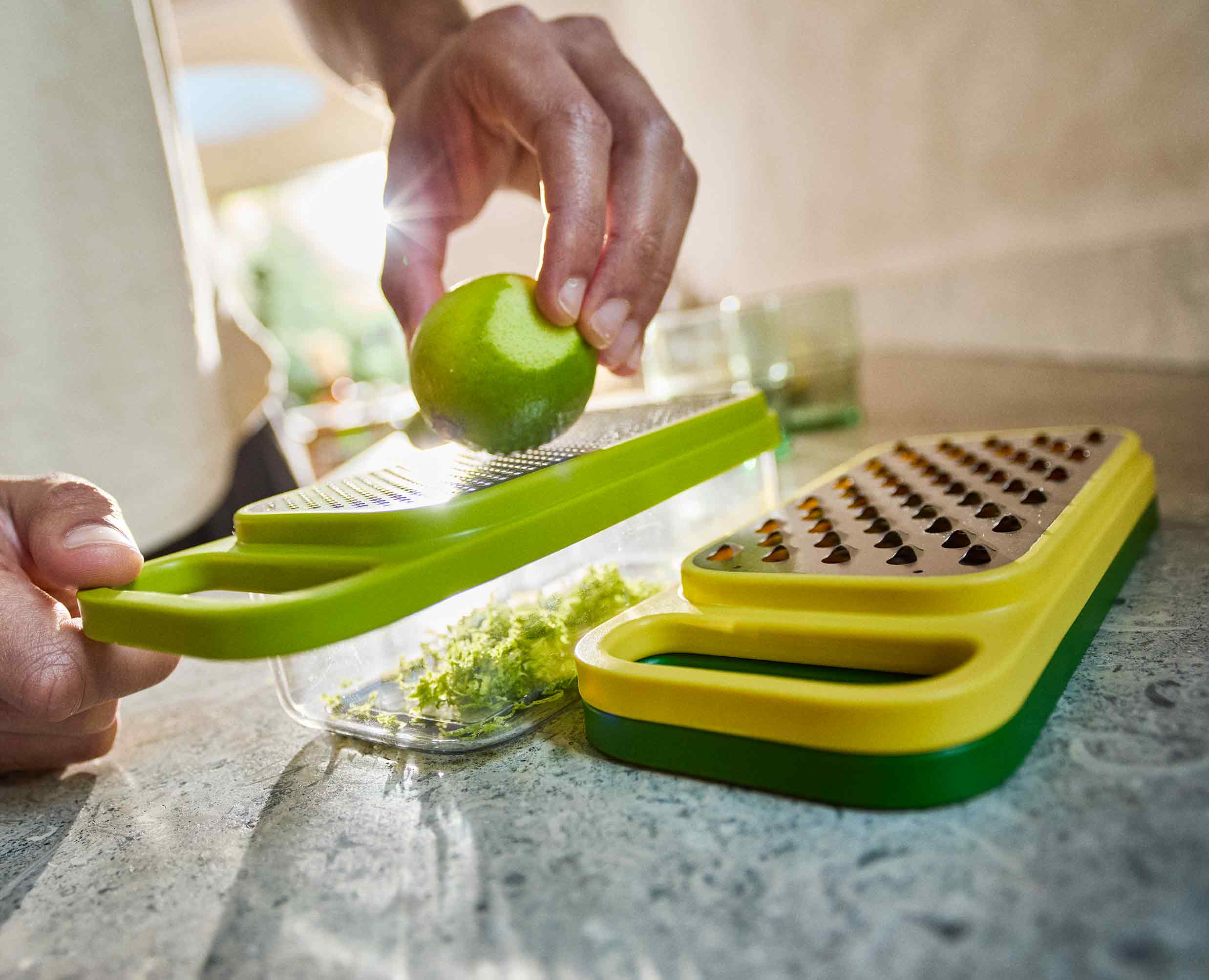 Multi-Grate & Store 3-in-1 Grater Set with Storage Container - Image 4