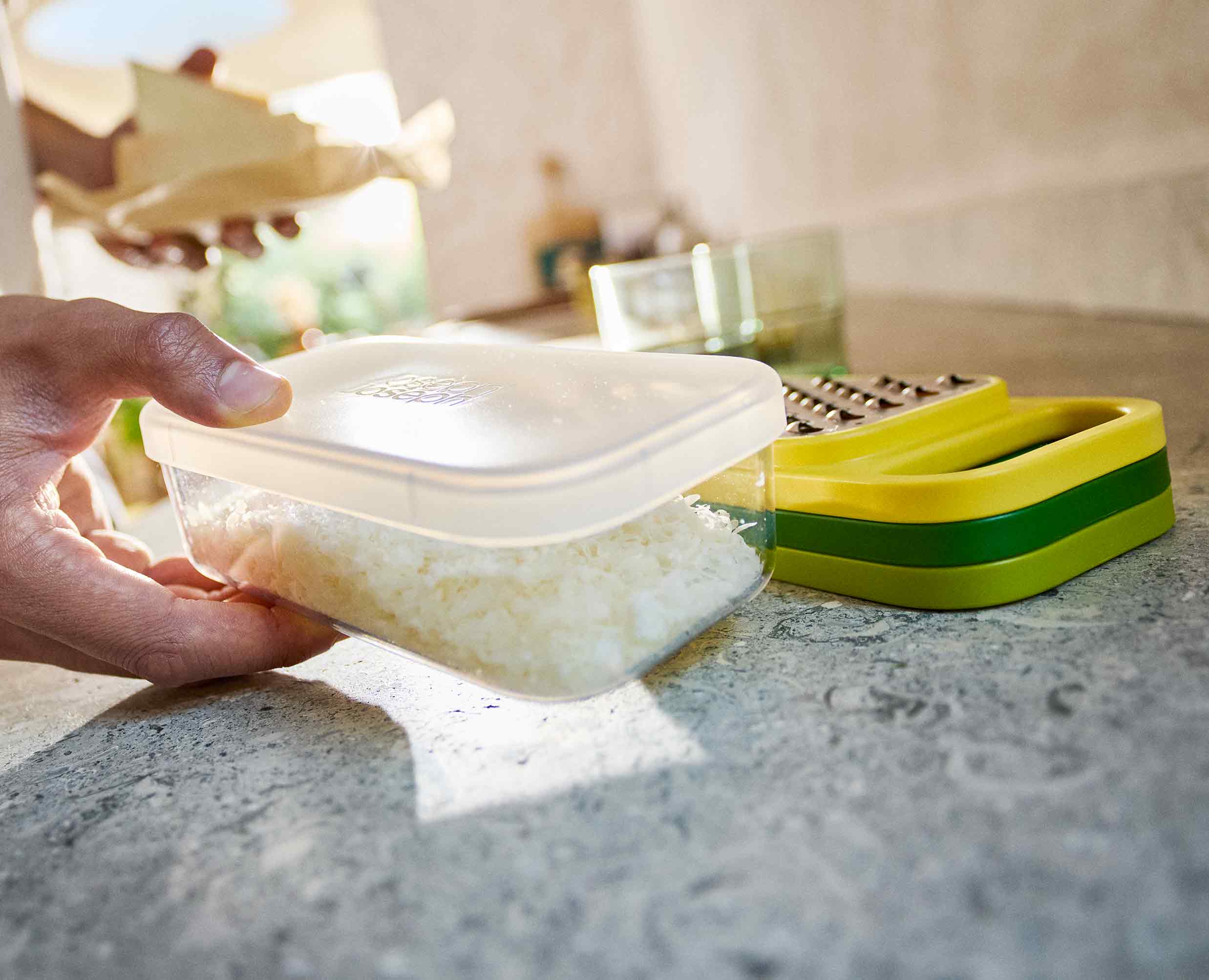 Multi-Grate & Store 3-in-1 Grater Set with Storage Container - Image 5