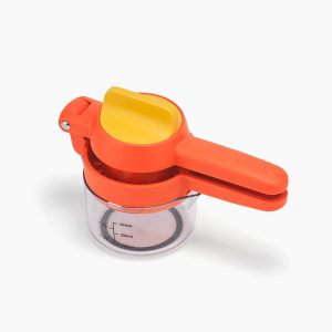 JuiceMax  Plus Dual-Action Orange Citrus Press with Measuring Cup