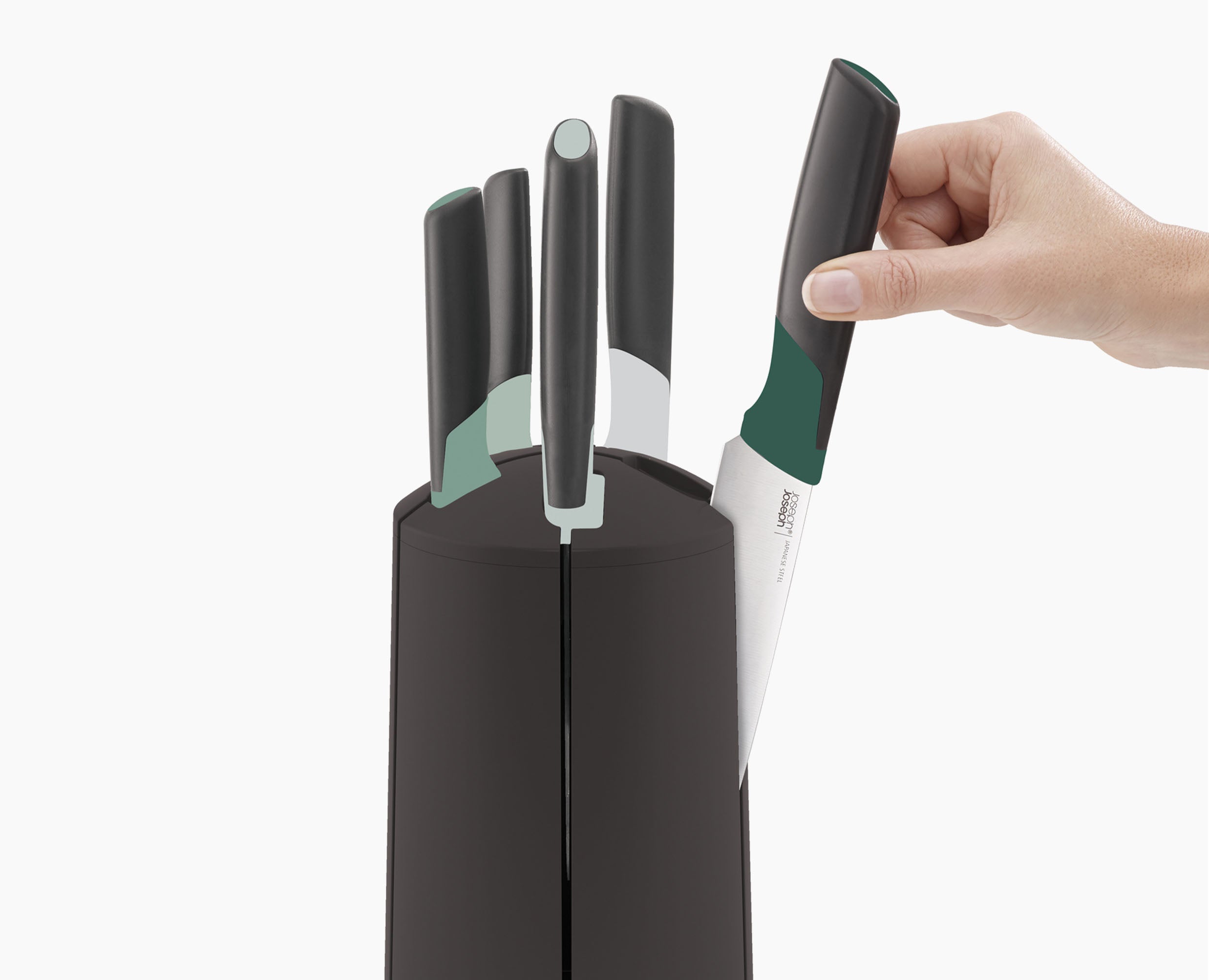 Elevate Green Knives Carousel 5-piece Set - Editions - Image 5