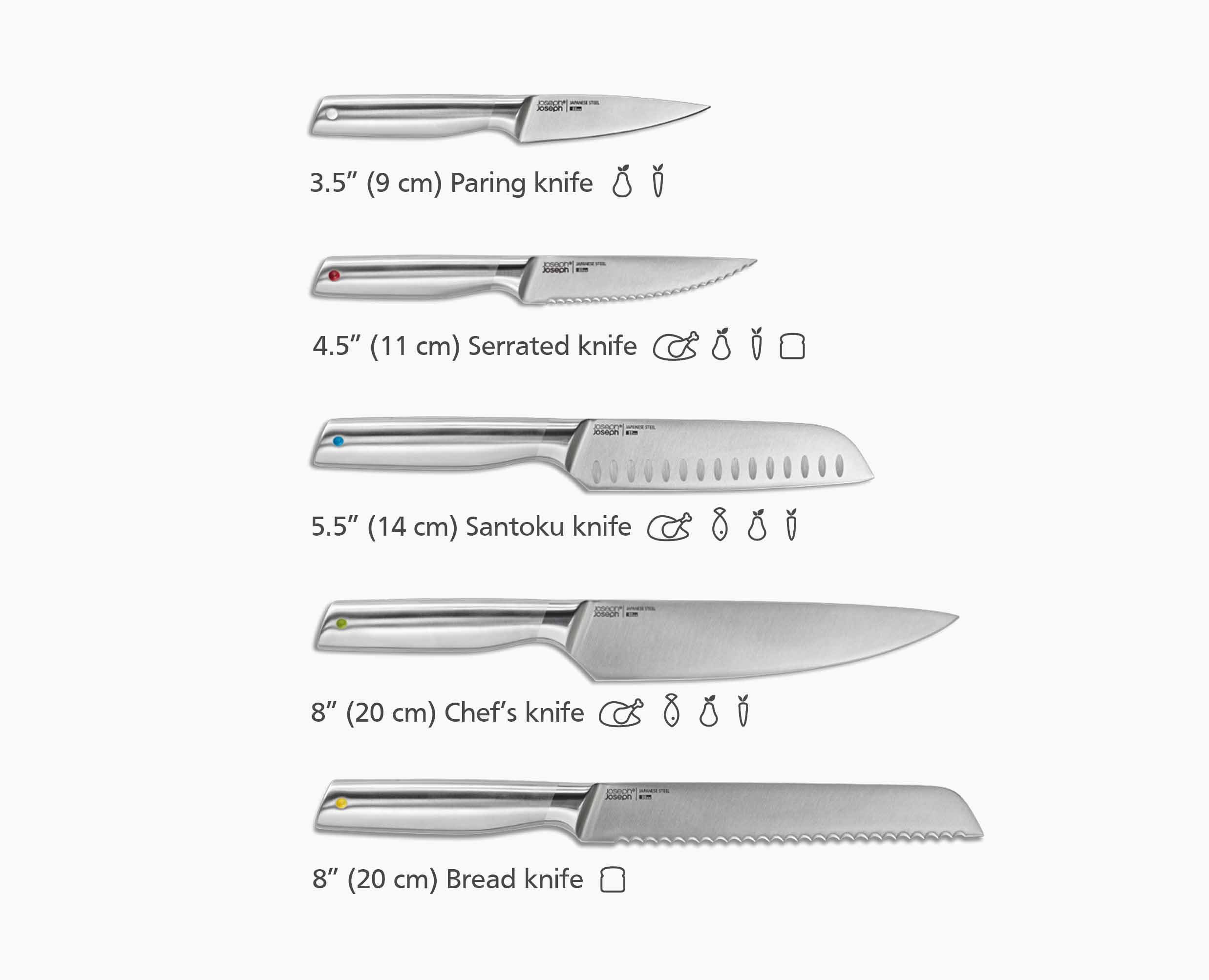 Elevate Steel Knife Set with In-drawer Bamboo Storage Tray - Image 8
