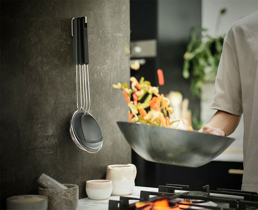 Nest Fusion 3-piece Black Wok Utensil Set - Image 2