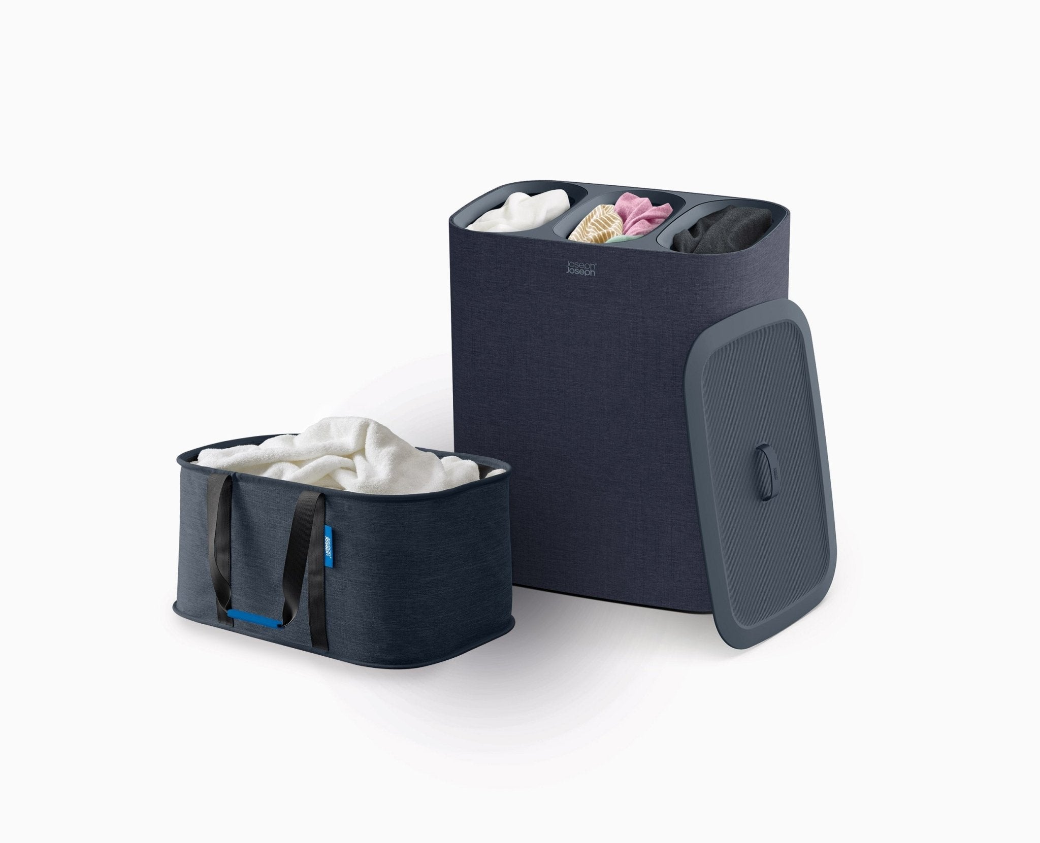 2-piece Black Tota Trio 90L & Hold-All 35L Laundry Basket Set - Image 3
