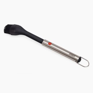 GrillOut  Black BBQ Silicone Basting Brush with Extending Handle