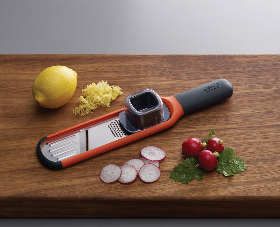 Handi-Grate Orange 2-in-1 Mini Grater & Slicer - Image 2