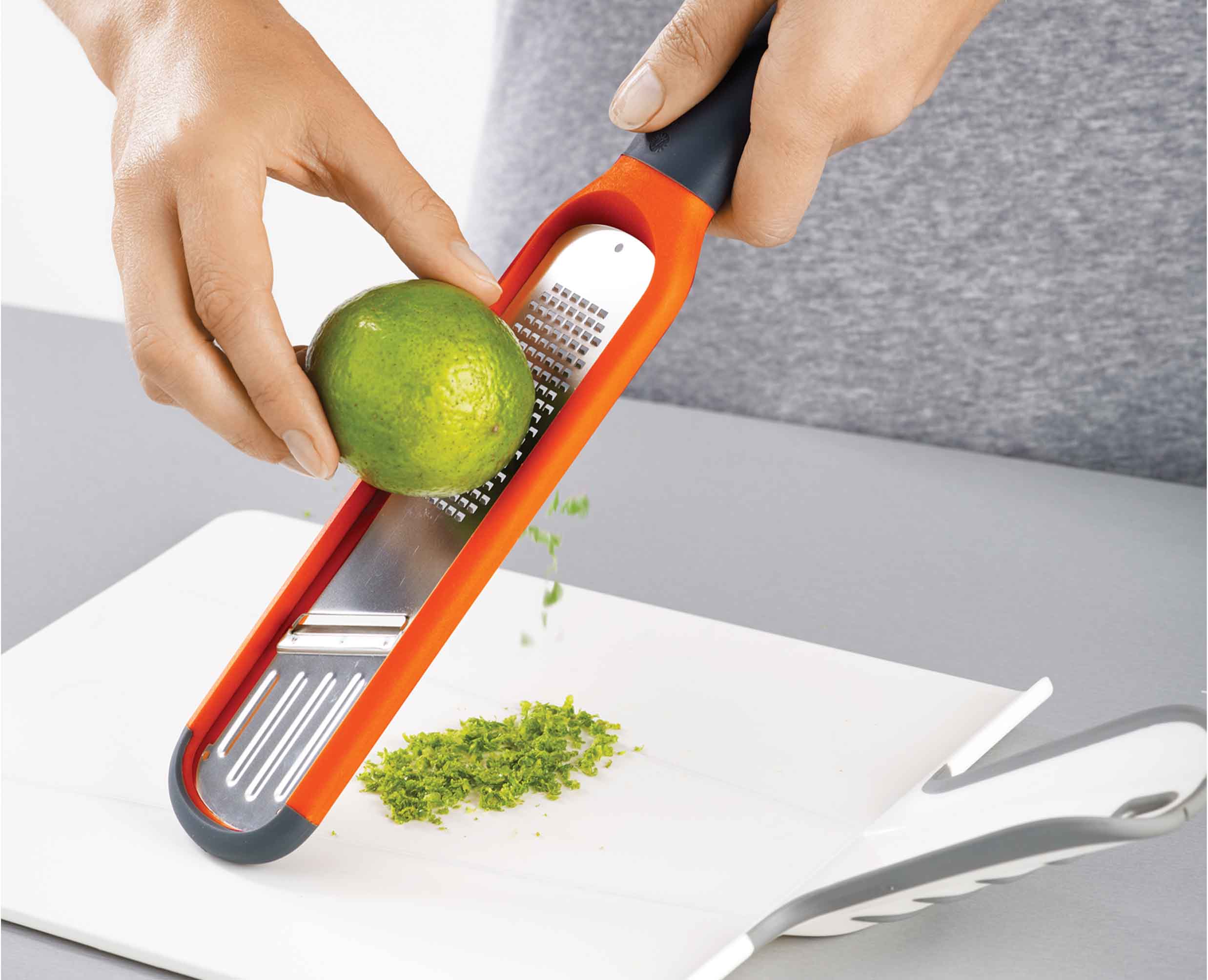 Handi-Grate Orange 2-in-1 Mini Grater & Slicer - Image 6