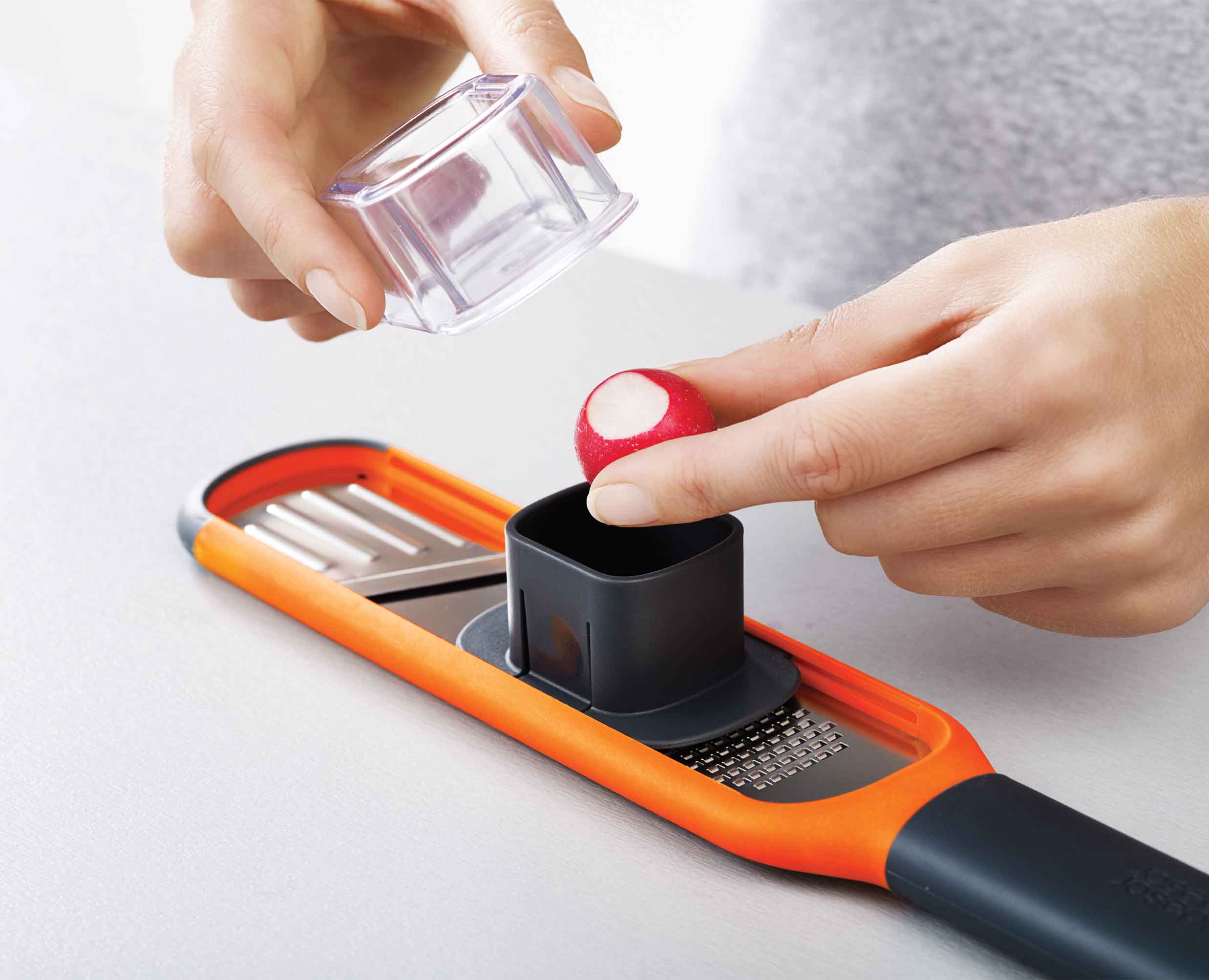 Handi-Grate Orange 2-in-1 Mini Grater & Slicer - Image 7