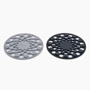Spot-On  Set of 2 Gray Silicone Trivets