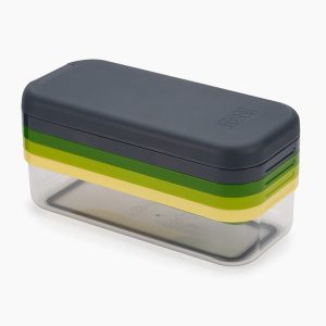 Multi-prep Compact Multicolour 4-piece Grater & Slicer
