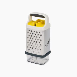 Multi-Grip Box Grater with Precision Food-Grip