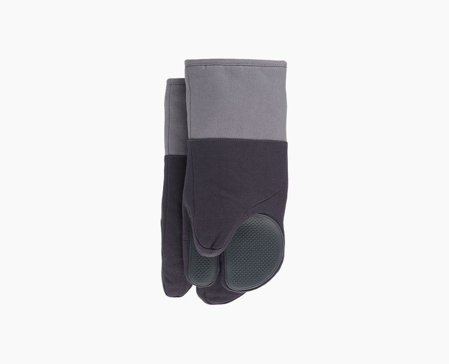 Pinch Easy-grip Set of 2 Gray Oven Mitts
