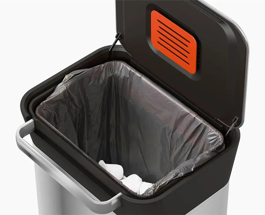 IW4 50L Gray Recycled Trash Bags - 4 pack - Image 5