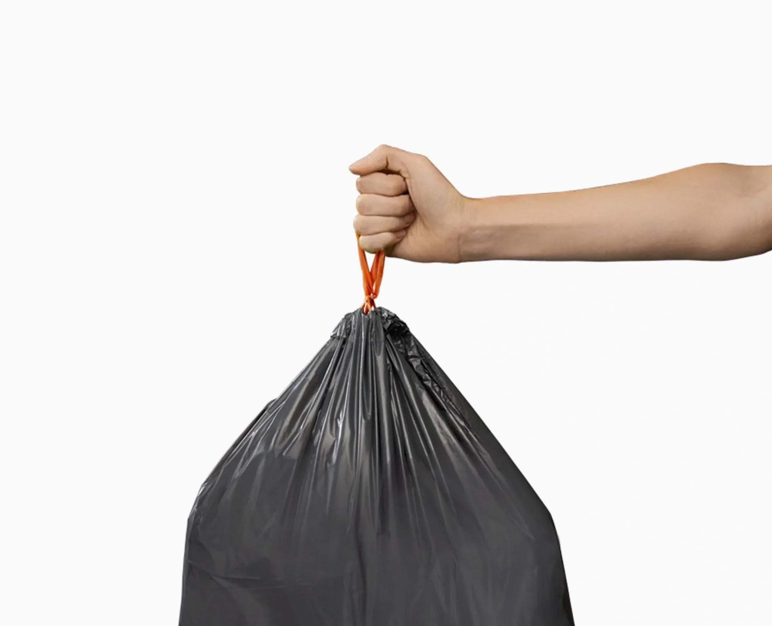 IW4 50L Gray Recycled Trash Bags - 4 pack - Image 2
