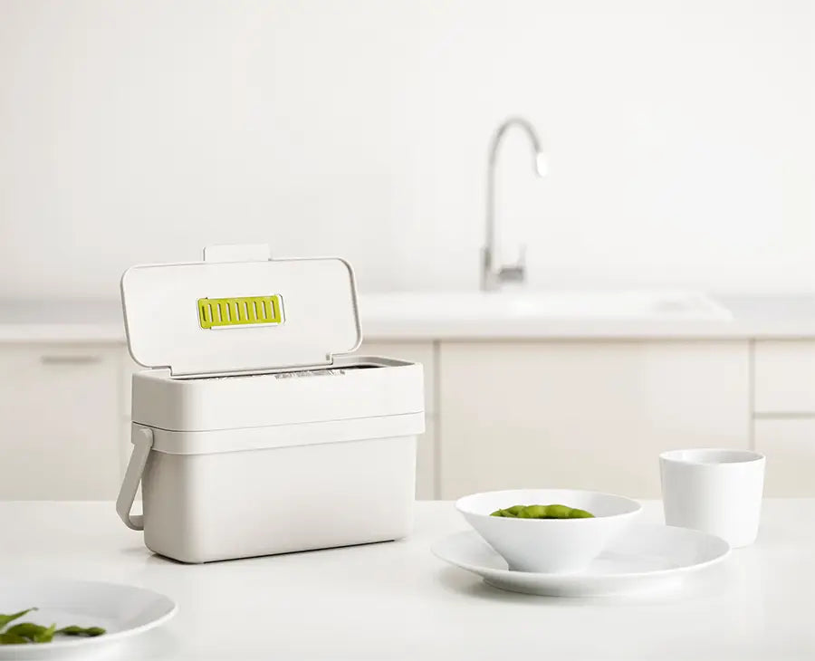 Compo 4L Stone Food Waste Caddy - Image 2