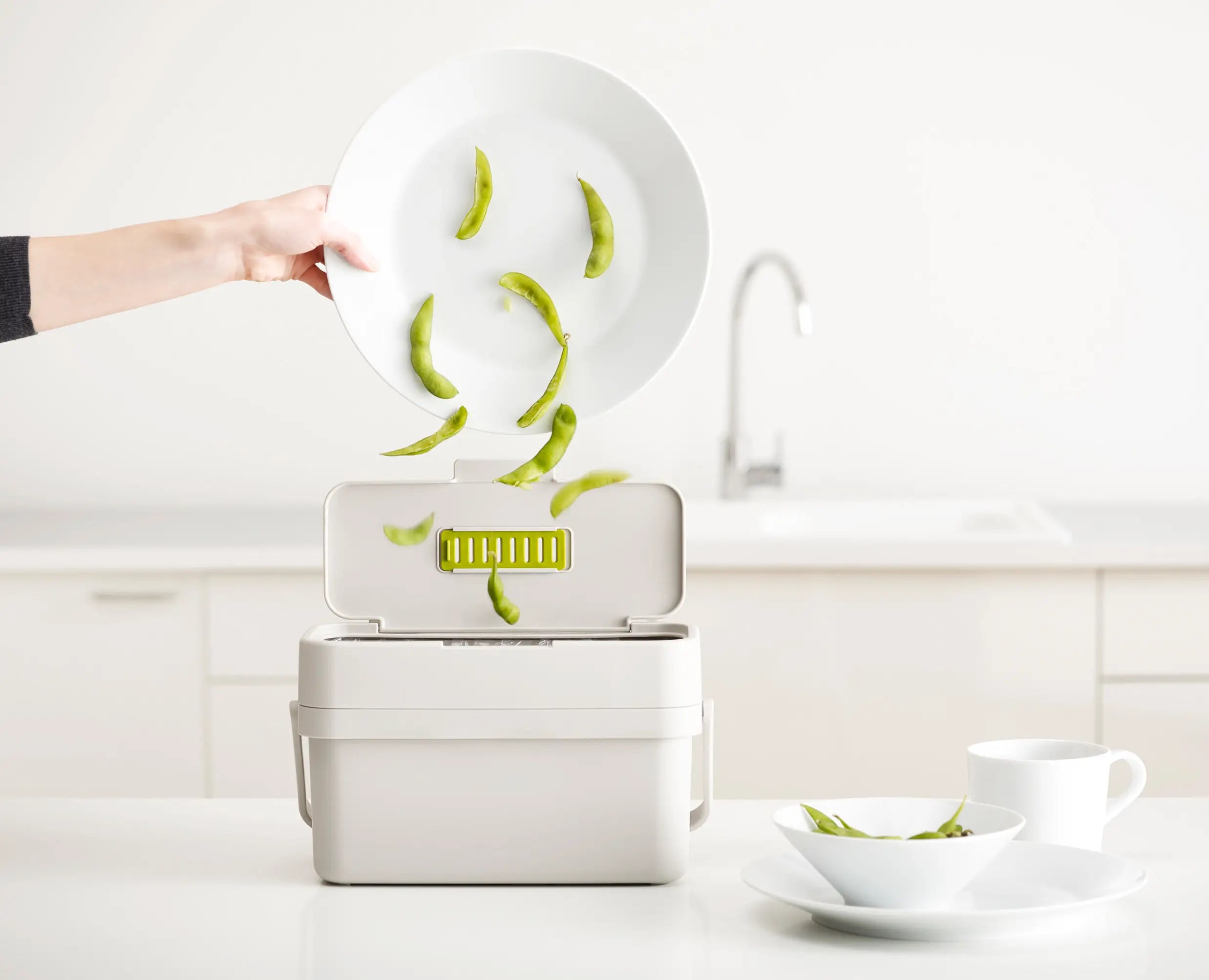 Compo 4L Stone Food Waste Caddy - Image 3