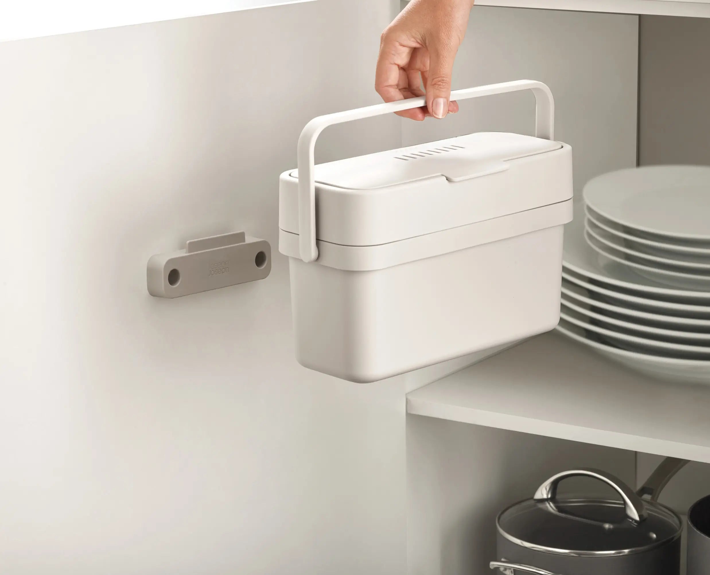 Compo 4L Stone Food Waste Caddy - Image 5