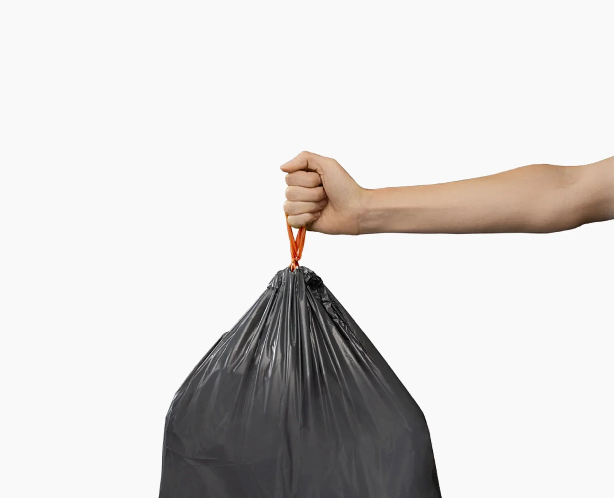 IW7 20L Gray Recycled Trash Bags - 4 pack - Image 2