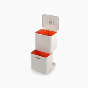 Totem Max 60L Stone Waste & Recycling Trash Can