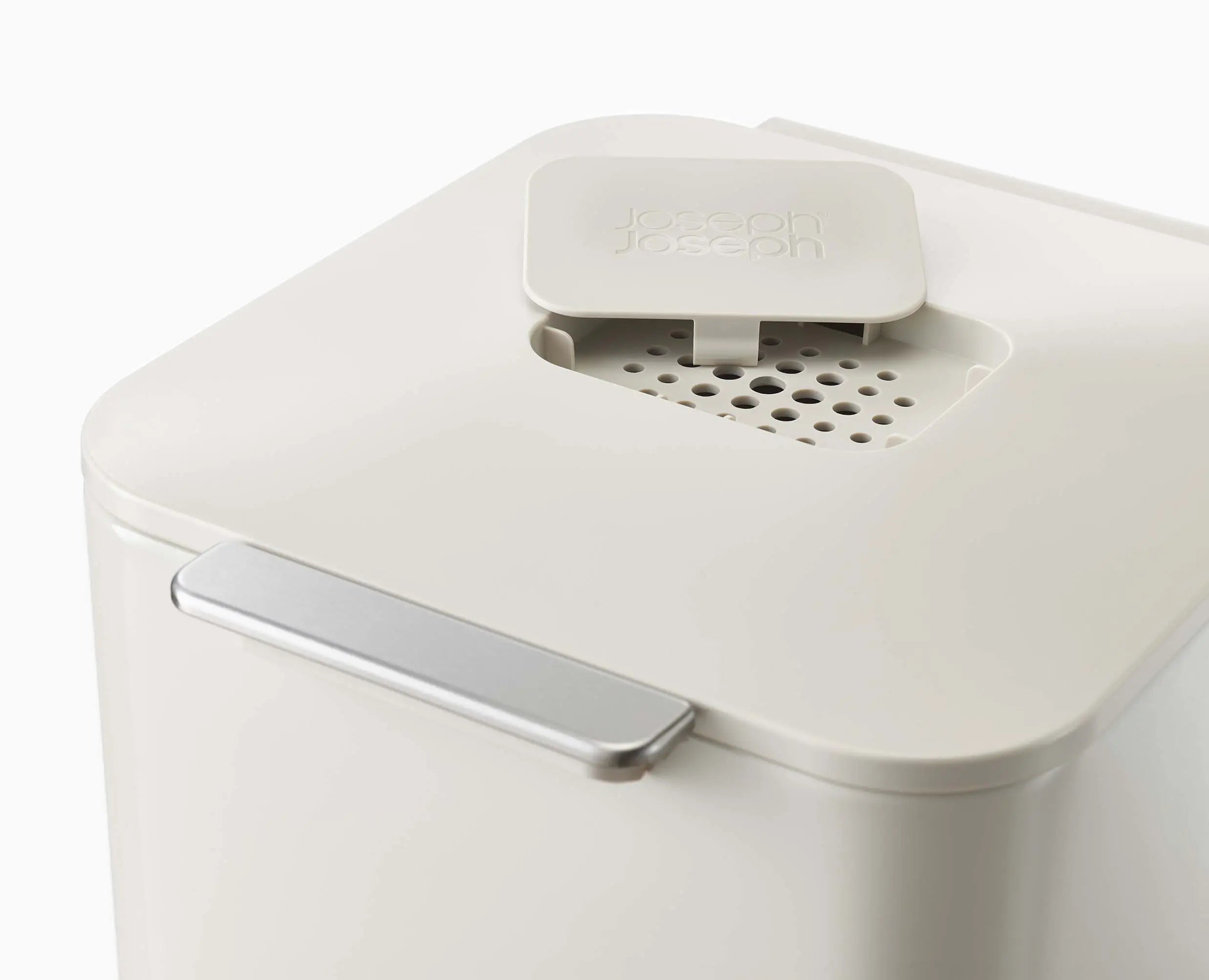 Totem Compact 40L Stone Waste & Recycling Trash Can - Image 6