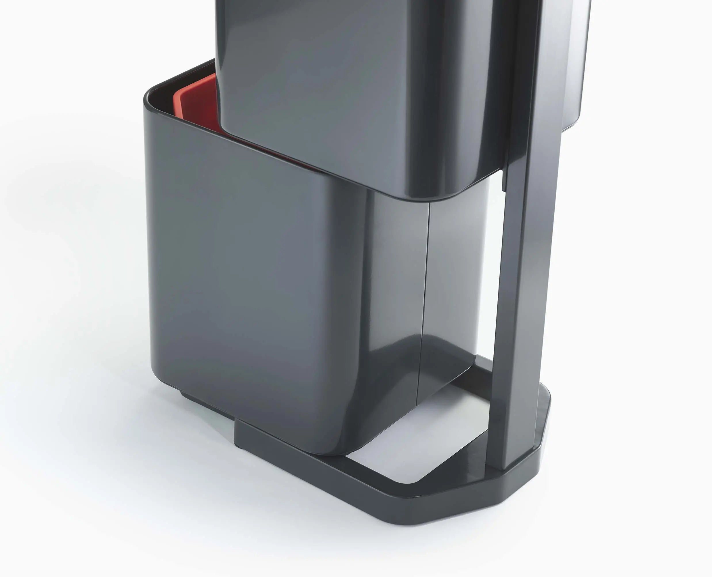 Totem Compact 40L Gray Waste & Recycling Trash Can - Image 7