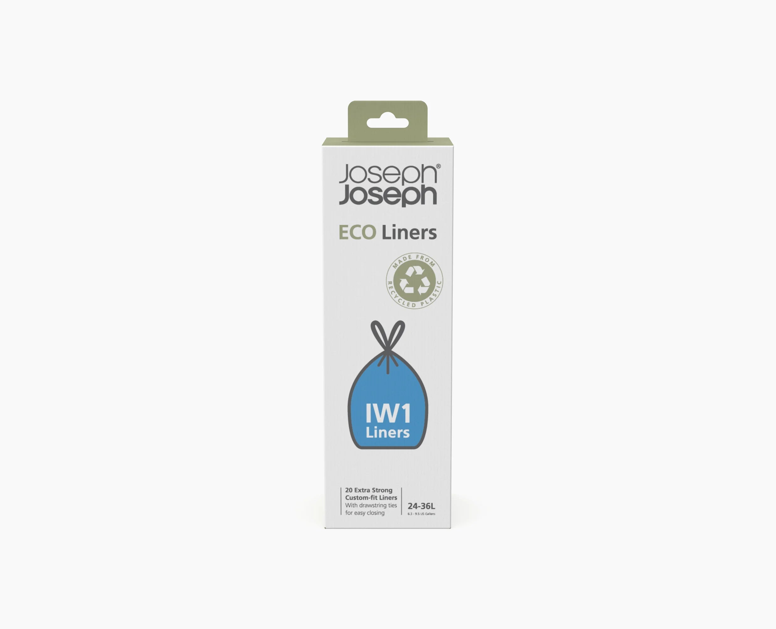IW1 24-36L Gray Recycled Trash Bags - Image 3