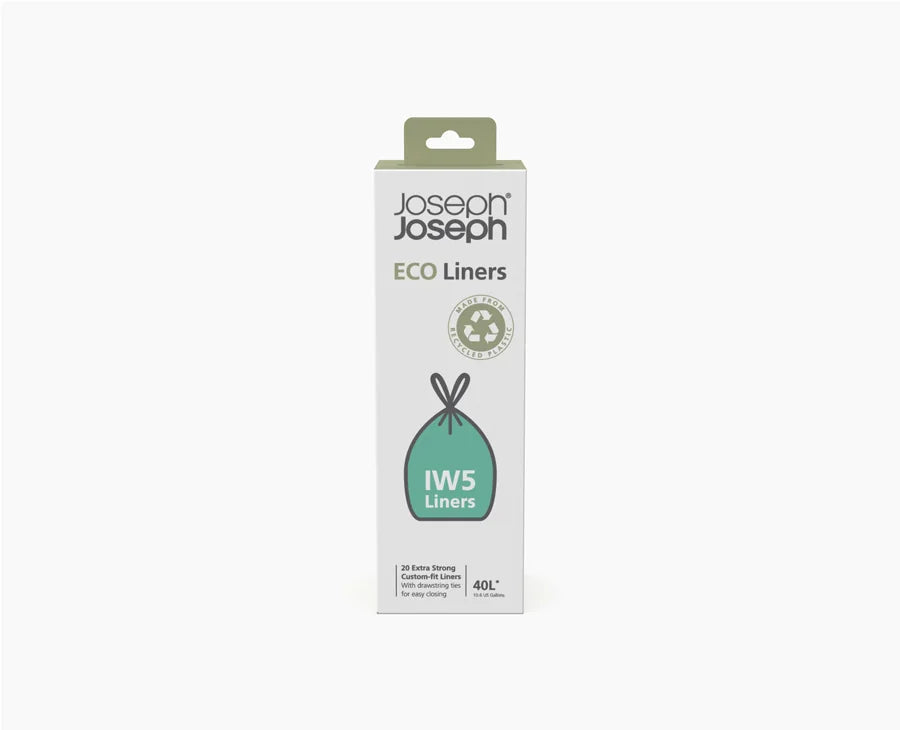 IW5 40L Gray Recycled Trash Bags