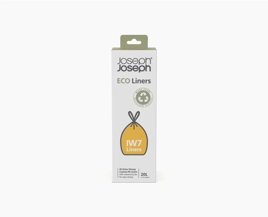 IW7 20L Gray Recycled Trash Bags
