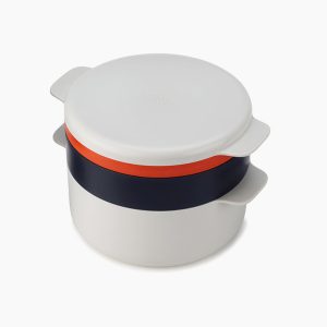 M-Cuisine 4-piece Orange Microwave Cooking Set