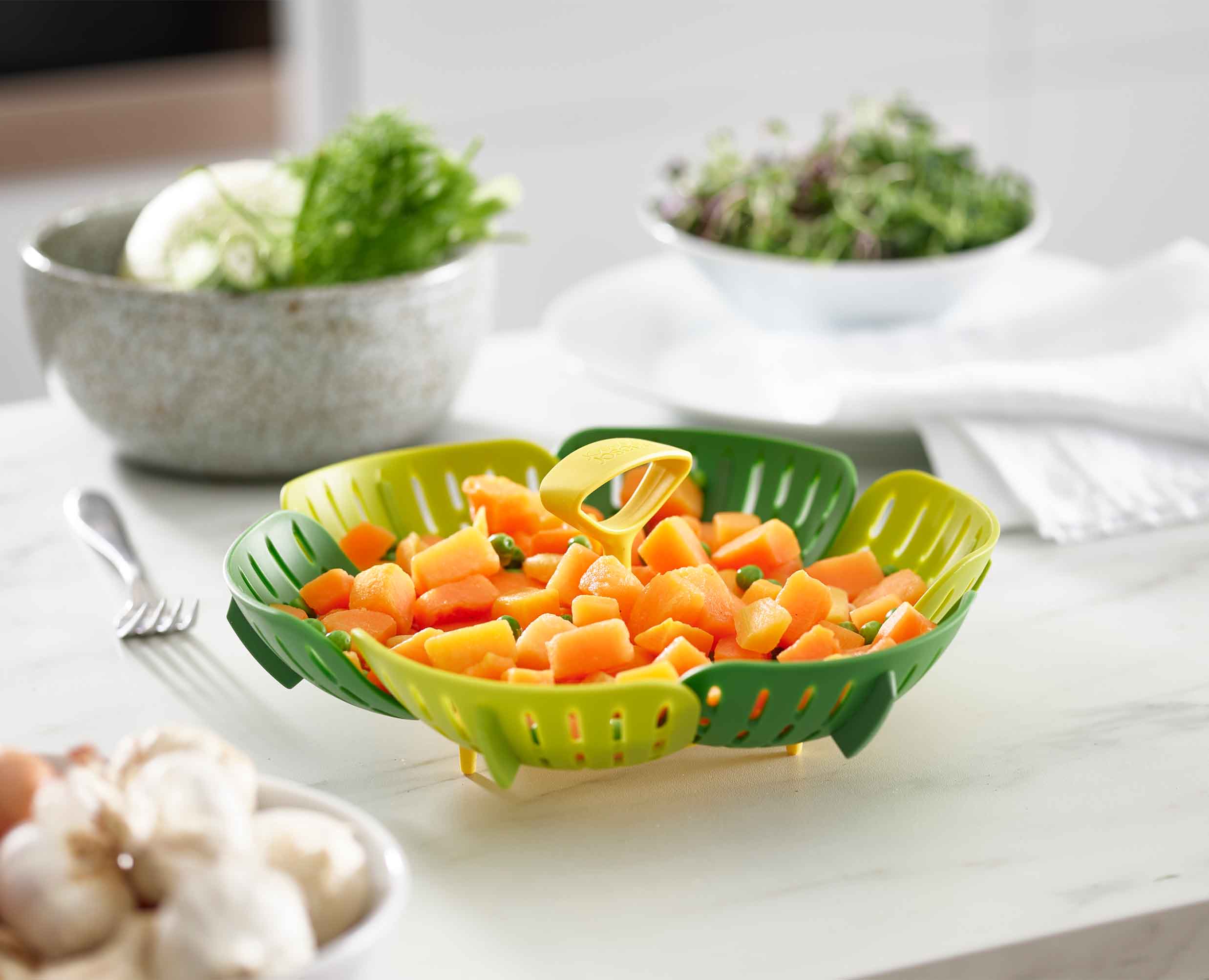 Bloom Green Folding Steamer Basket - Image 5