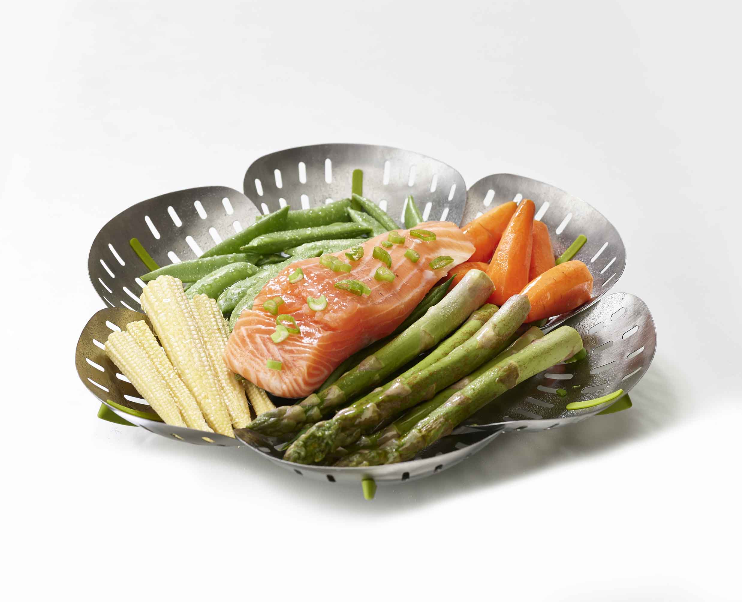 Bloom Stainless-steel Folding Steamer Basket - Image 6