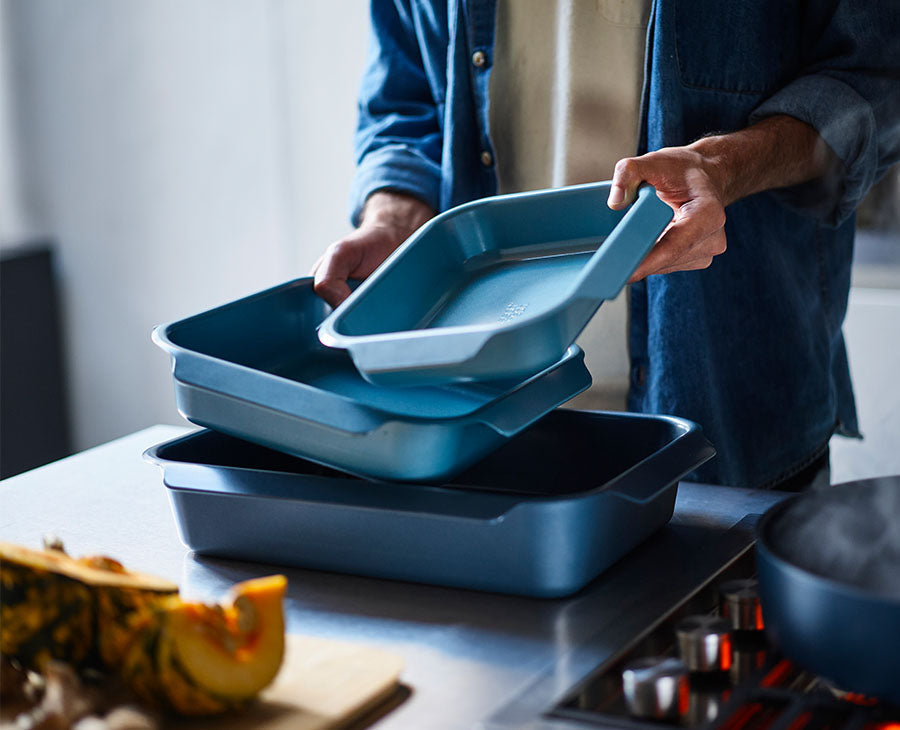 Nest Oven Non-stick Medium Blue Roasting Pan - Image 2