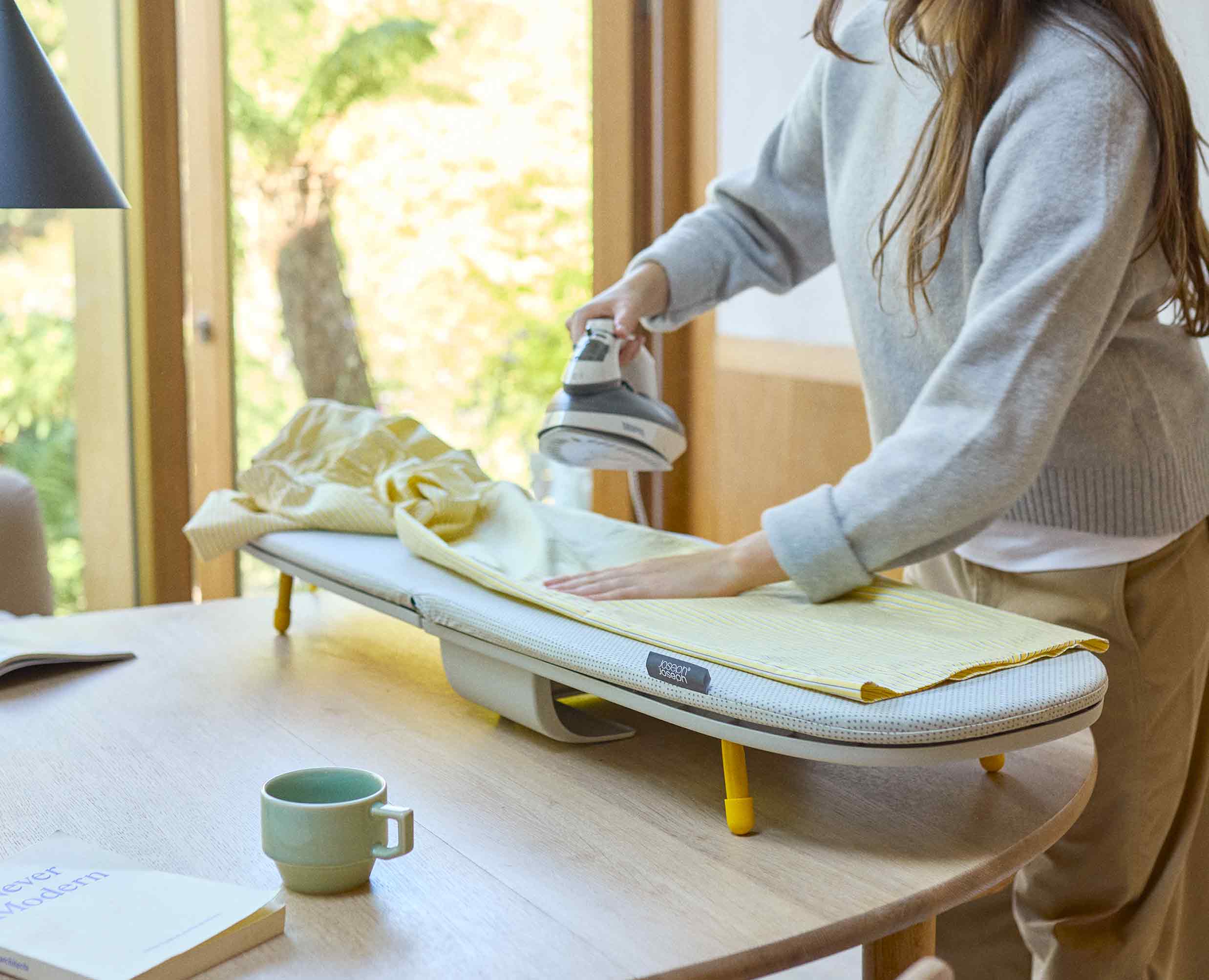 Pocket Max 43 Folding Ecru Ironing Board - Image 2