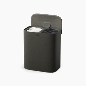 Tota 2 Twin 90L Forest Gray Laundry Separation Basket