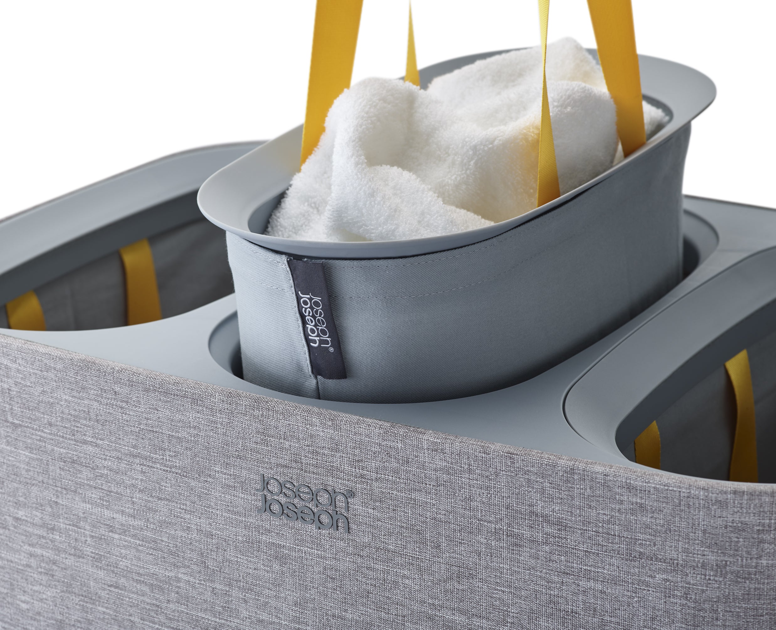 2-piece Gray Tota Trio 90L & Hold-All Max 55L Laundry Basket Set - Image 6