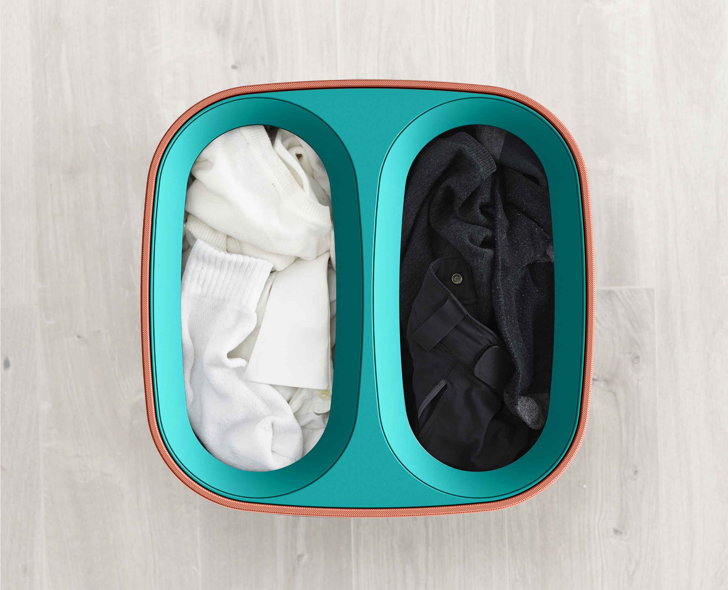 Tota Twin Pop 60L Coral Laundry Separation Basket - Image 4