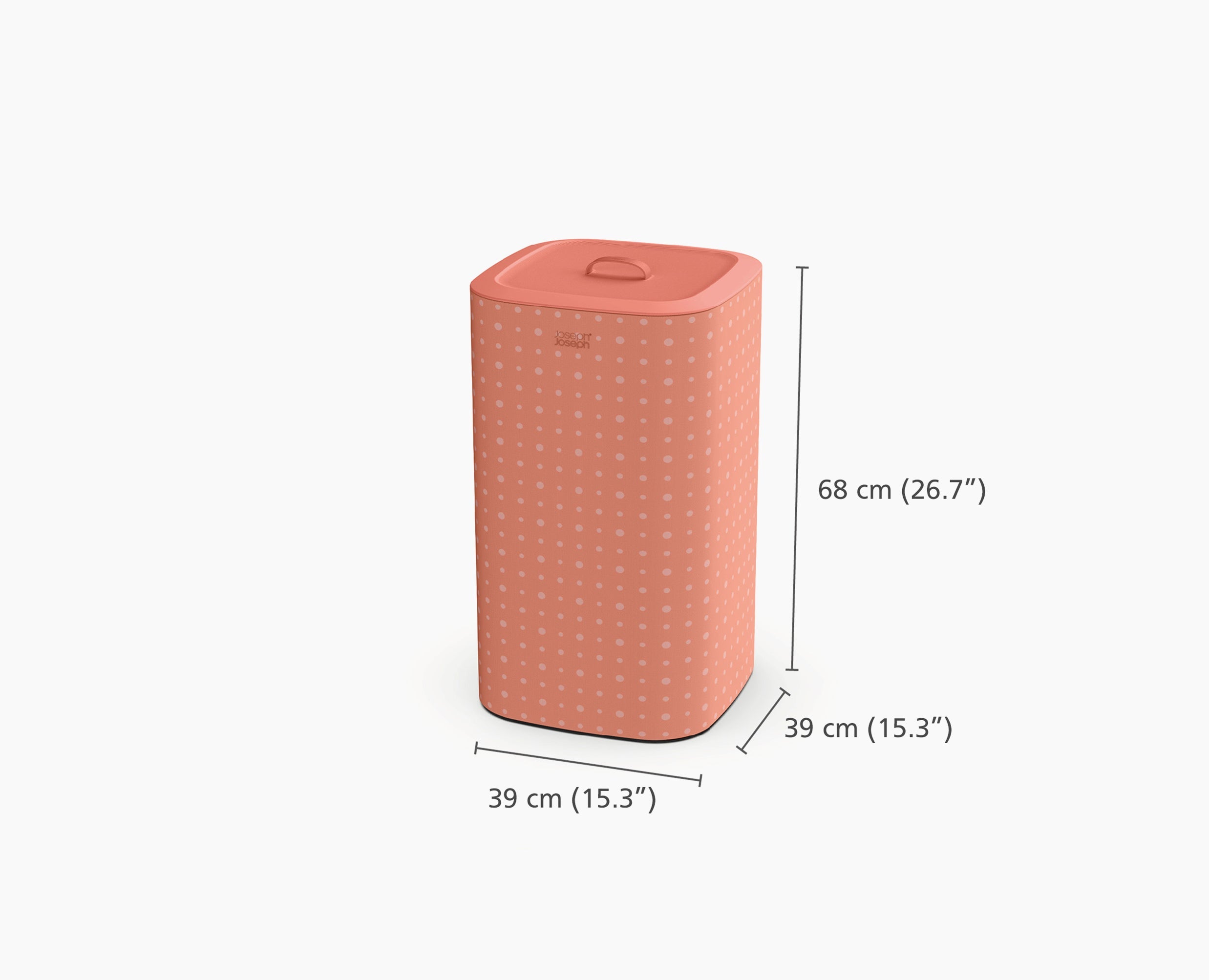 Tota Twin Pop 60L Coral Laundry Separation Basket - Image 8