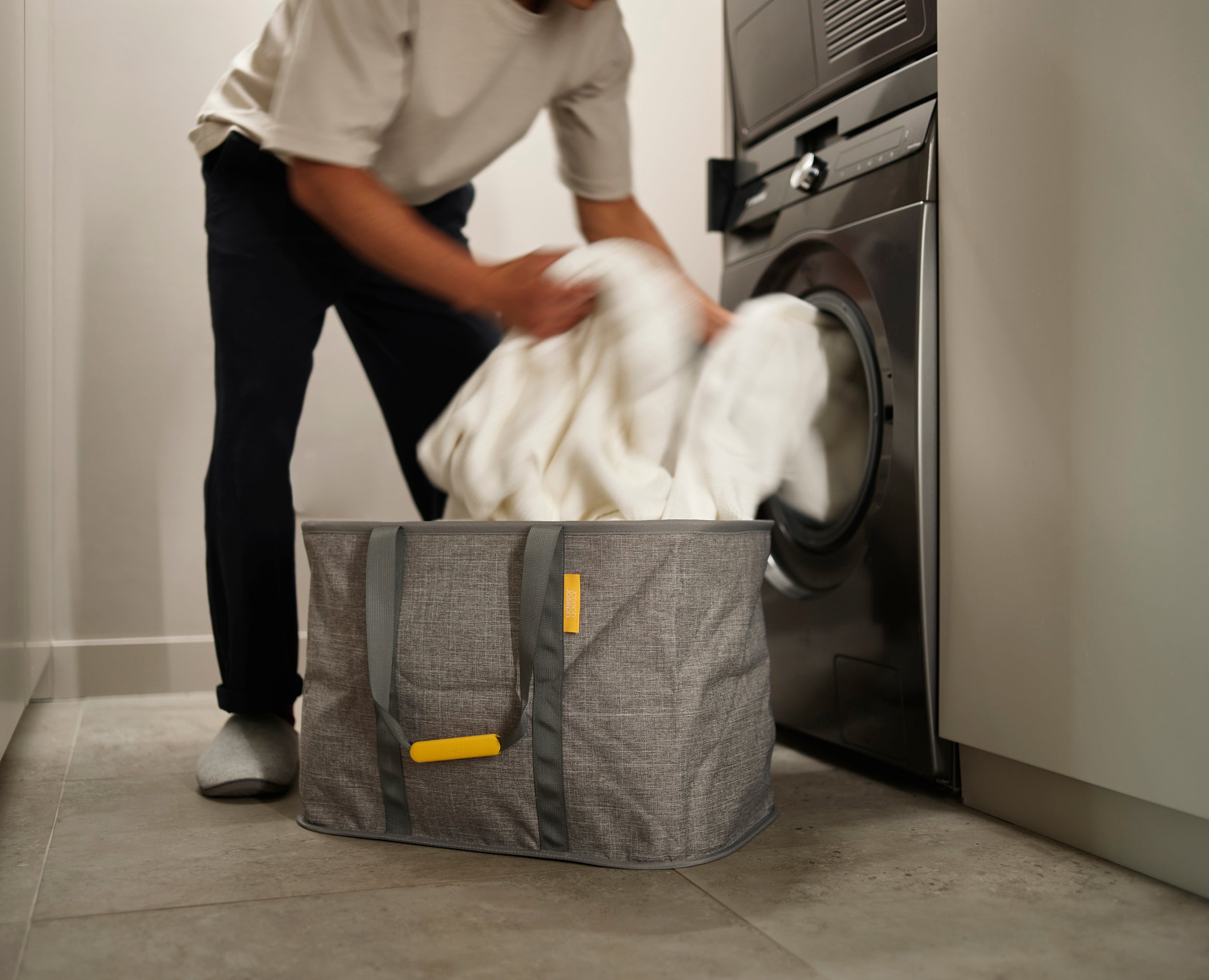 2-piece Gray Tota Trio 90L & Hold-All Max 55L Laundry Basket Set - Image 5