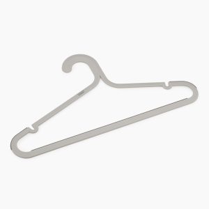 Orderly  Set of 5 Anti-tangle Ecru Clothes Hangers