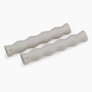 Orderly Set of 2 Ecru Clothes Rail Spacer Set