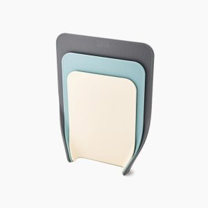 Nest Chop 3-piece Gray Cutting Board Set