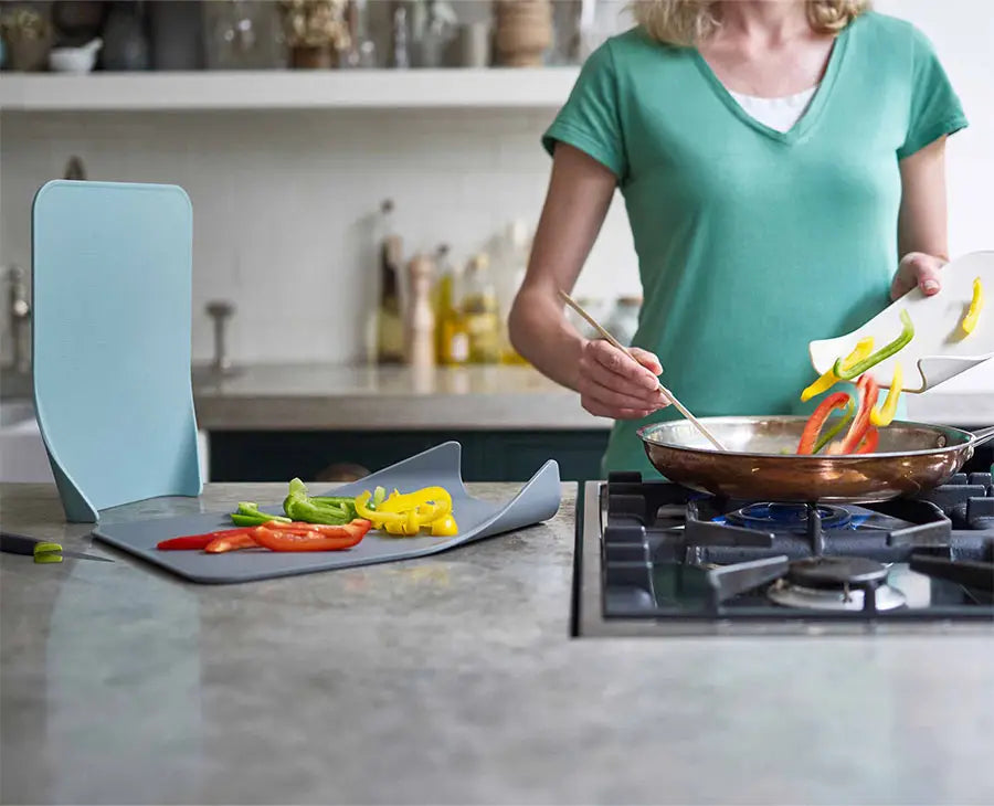 Nest Chop 3-piece Gray Cutting Board Set - Image 2