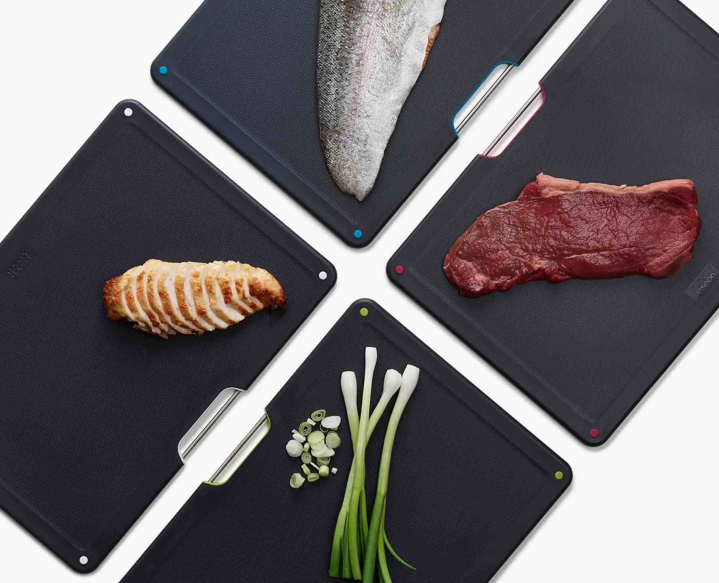Folio Steel 4-piece Cutting Board Set With Stainless-Steel Case - Image 7