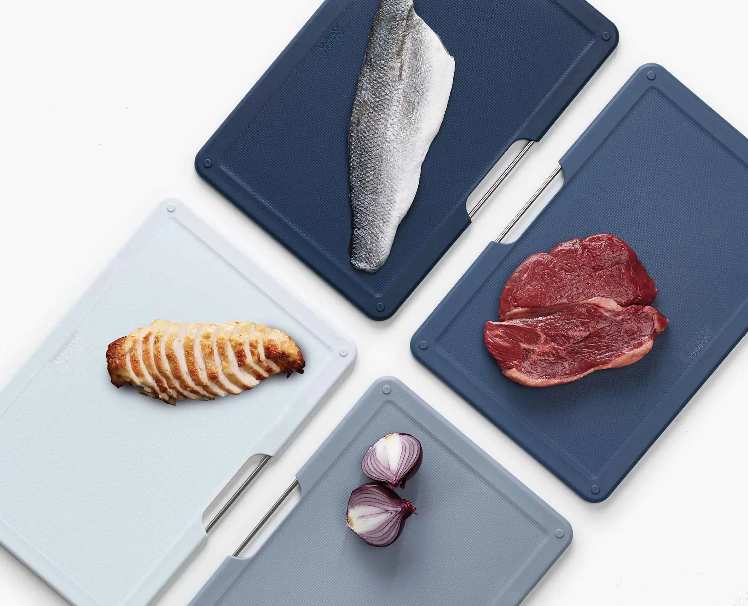 Folio 4-piece Gray Cutting Board Set Regular - Image 6
