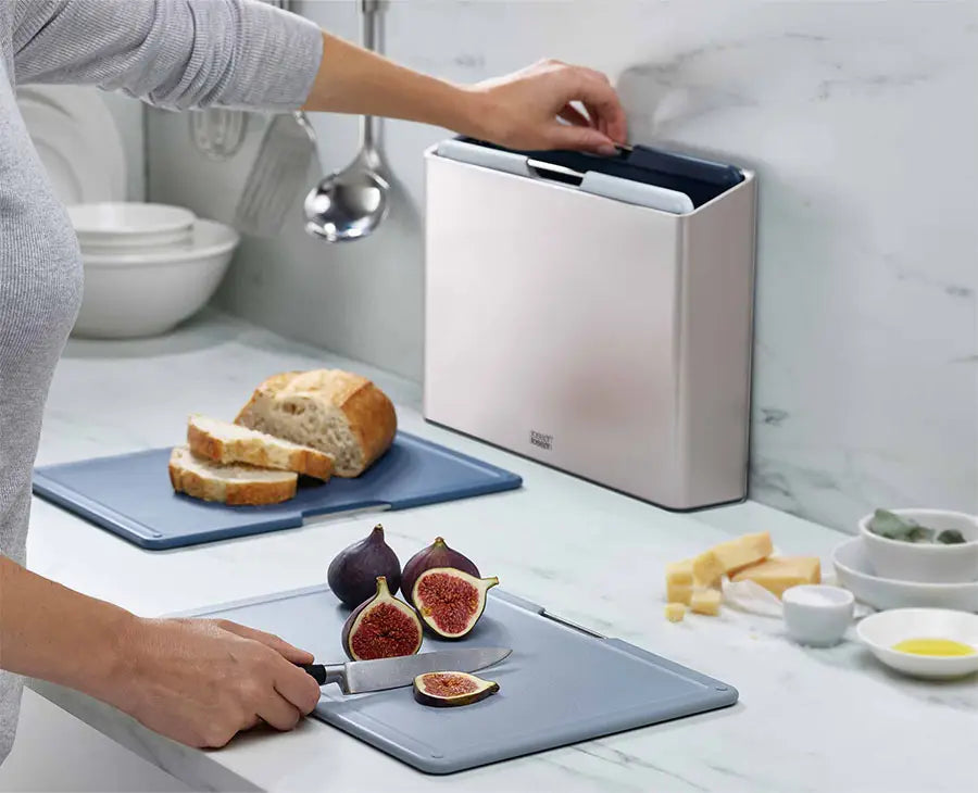 Folio 4-piece Blue Cutting Board Set - Editions - Image 2