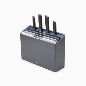 Folio  Plus 8-piece Knife & Gray Cutting Board Set