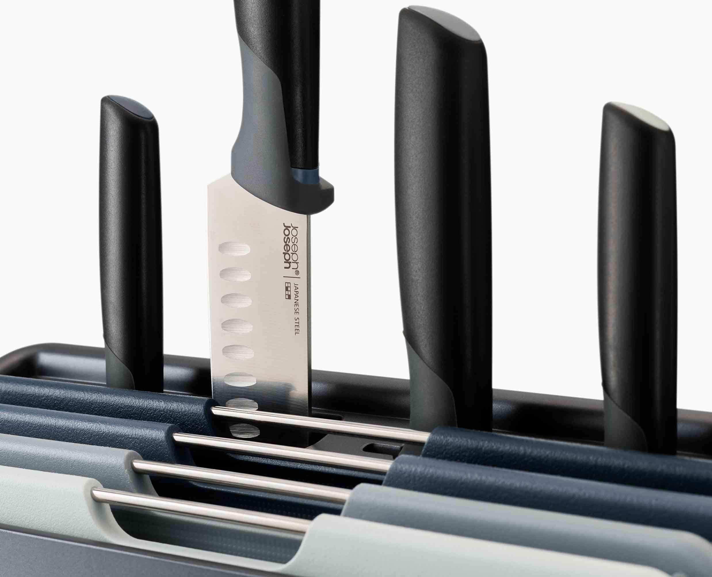 Folio Plus 8-piece Knife & Gray Cutting Board Set - Image 4